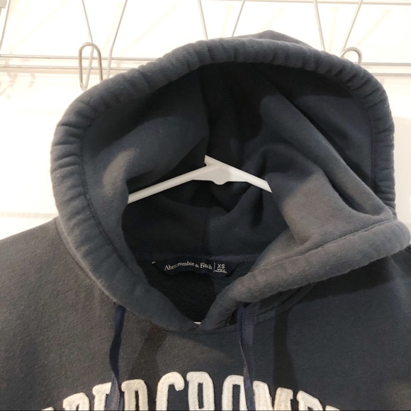 Abercrombie&fitch Navy color Crop Hoodie - Picture 4 of 6